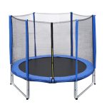 Kinder Trampolin mit Indoor-Outdoor-Sprungbett mit Federn