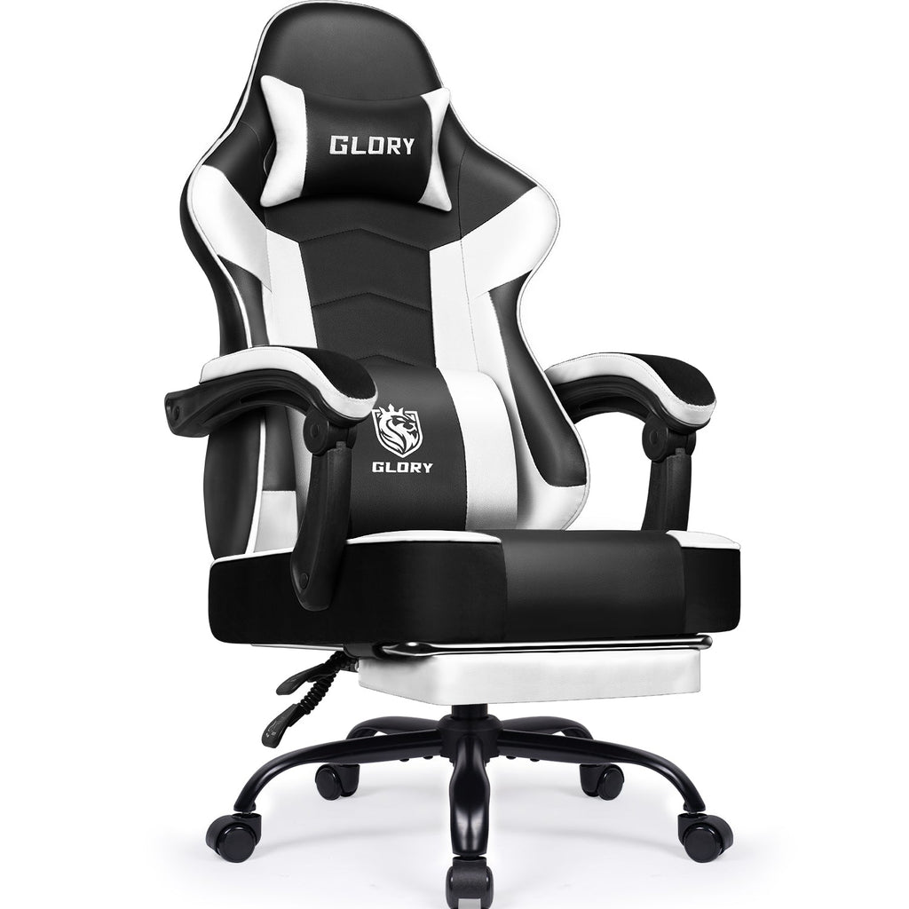 Gaming-Stuhl Gaming Stuhl, Bürostuhl Ergonomisch Wippfunktion bis zu 170°