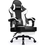 Gaming-Stuhl Gaming Stuhl, Bürostuhl Ergonomisch Wippfunktion bis zu 170°