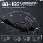 Gaming-Stuhl Gaming Stuhl mit Einteiligen Armlehnen und Ausziehbarem Fußstütze