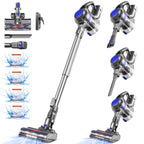 Cordless Handheld and Stick Vacuum Cleaner Cordless Vacuum Cleaner, Cordless Vacuum 37000Pa/50Min/1.6L with 4 HEPA