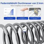 Taschenfederkernmatratze Matratze mit Spannbettlaken, orthopädische 7-Zonen Federkernmatratze