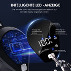 Akku-Hand-und Stielstaubsauger mit Smart LED-Anzeige, 30000Pa/50min, Staubsauger kabellos mit 6-Schicht-Filtration und 8-Kegel-Zyklon