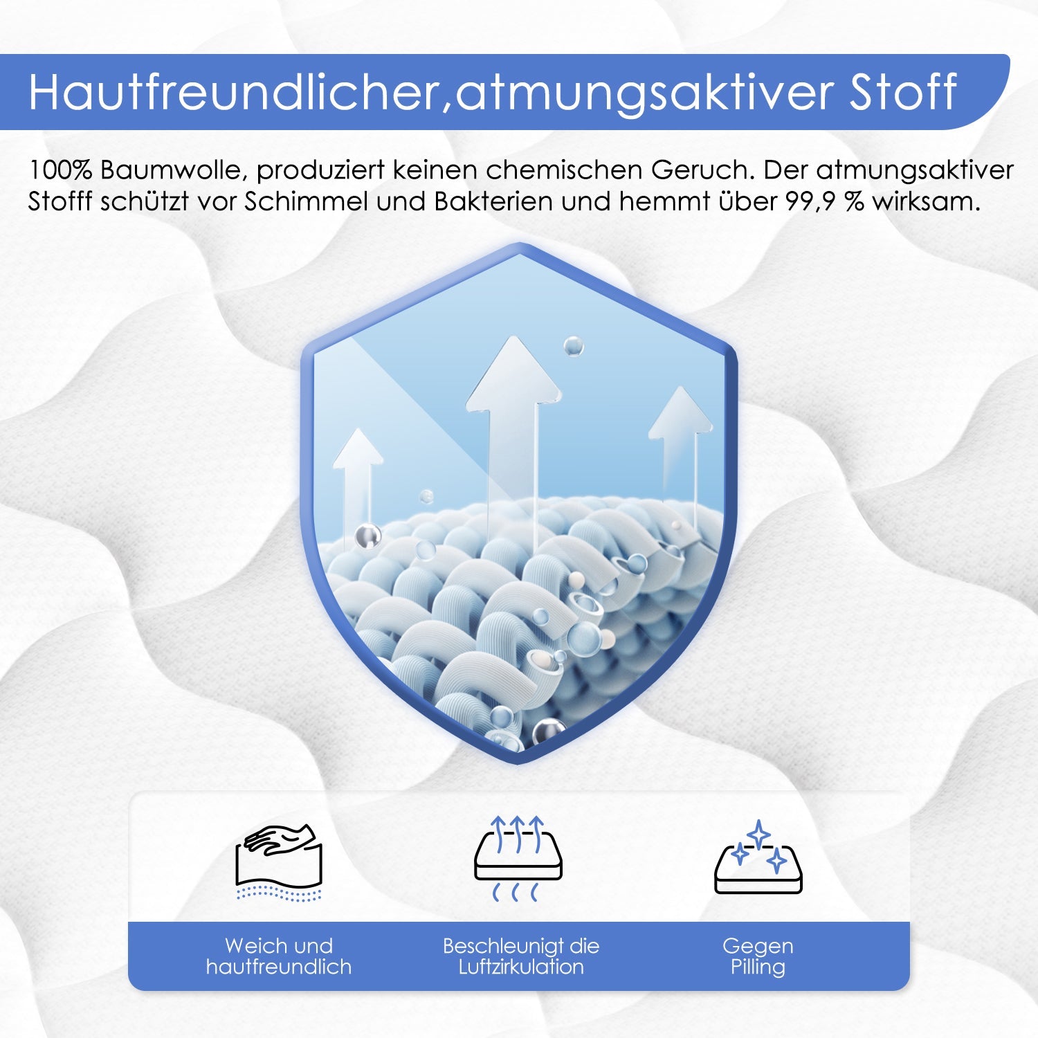 Taschenfederkernmatratze Matratze 7-Zonen Federkernmatratze H3 orthopädische matratze