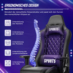 Gaming-Stuhl Ergonomischer Gaming Stuhl, Gaming Stuhl 150kg
