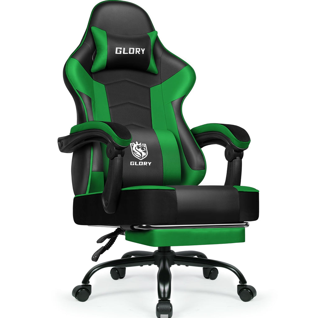 Chaise de jeu Chaise gaming, chaise de bureau ergonomique fonction d'inclinaison jusqu'à 170°