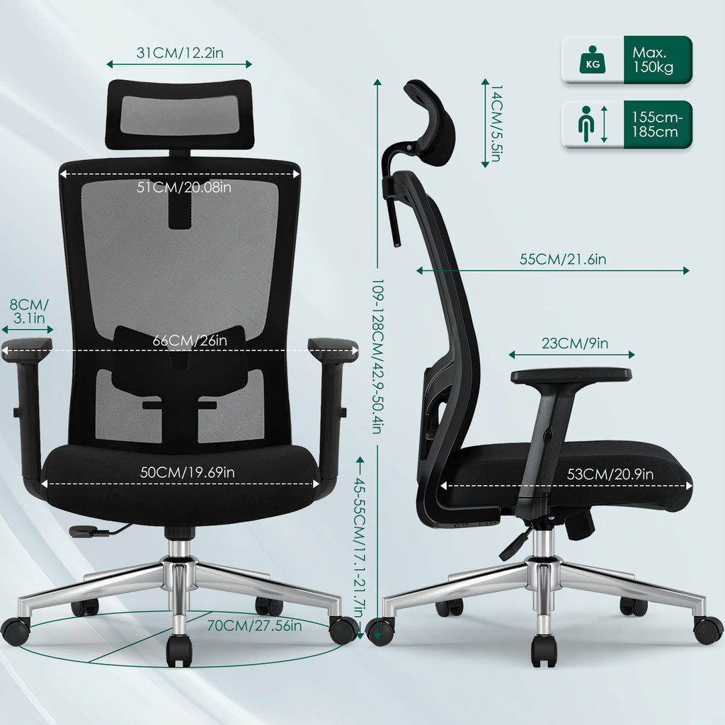 Bürostuhl Ergonomischer Bürostuhl, Schreibtischstuhl Chefsessel