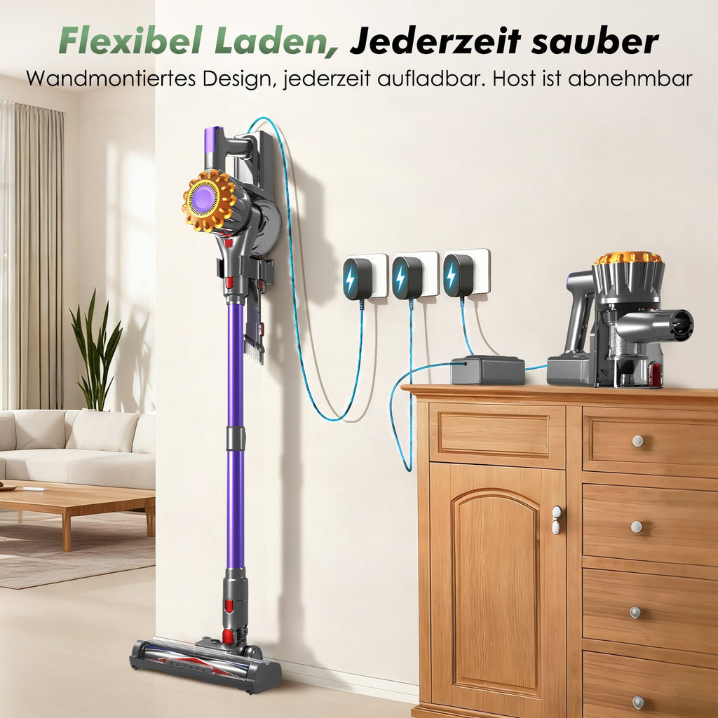 Akku-Hand-und Stielstaubsauger Akku Staubsauger 50000Pa/50min/1,6L,Staubsauger kabellos