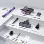 Akku-Hand-und Stielstaubsauger Akku Staubsauger, 55000Pa/550W/50Min/1.6L Kabelloser Staubsauger