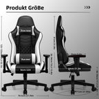 Gaming-Stuhl Ergonomischer Gaming Stuhl mit Gepolstertem Sitz