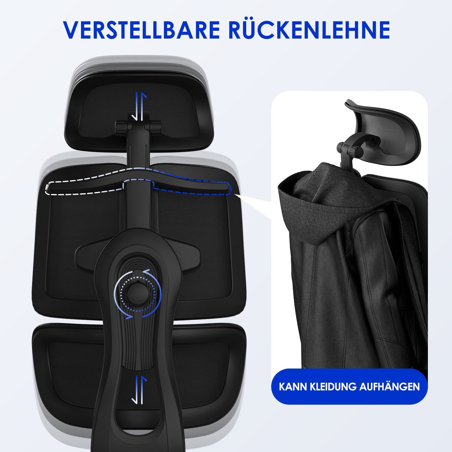 Bürostuhl Bürostuhl, Chefsessel, ergonomischer Schreibtischstuhl, atmungsaktiv