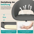Bürostuhl Schminkstuhl,Homeoffice Stuhl mit Armlehnen,Drehstuhl mit Rrollen