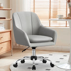 Bürostuhl Homeoffice Stuhl,Schminkstuhl mit Armlehnen,Drehstuhl mit Rrollen