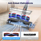 Akku-Hand-und Stielstaubsauger Akku-Staubsauger 80000Pa, 70 Min Laufzeit, 1.8L, leise