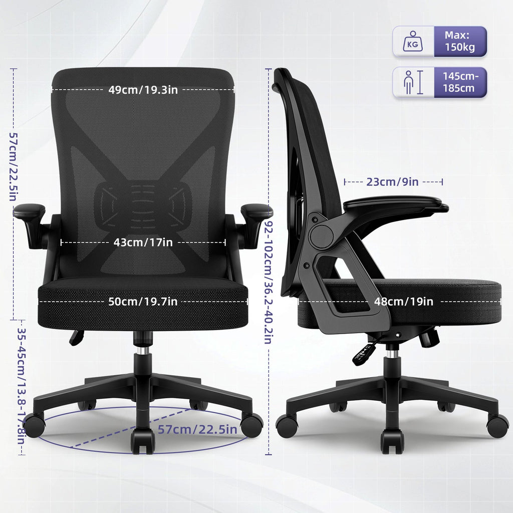 Bürostuhl Bürostuhl,Chefsessel aus Mesh,Ergonomischer Schreibtischstuhl