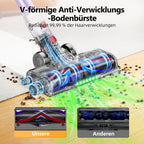 Akku-Hand-und Stielstaubsauger Akku Staubsauger, 80000Pa/700W/70Min/1.8L Kabelloser Staubsauger