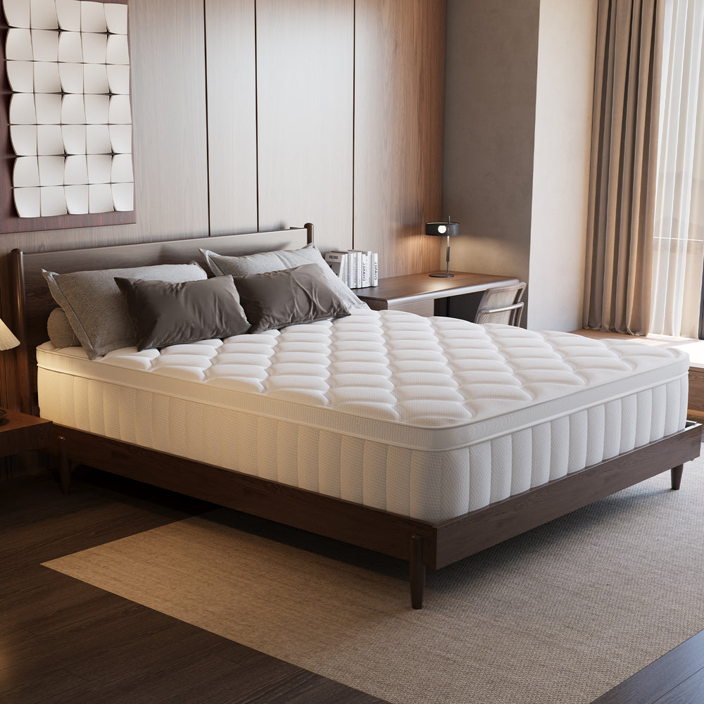 Taschenfederkernmatratze Matratze mit Spannbettlaken, orthopädische 7-Zonen Federkernmatratze