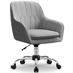 Bürostuhl Homeoffice Stuhl,Schminkstuhl mit Armlehnen und Rollen