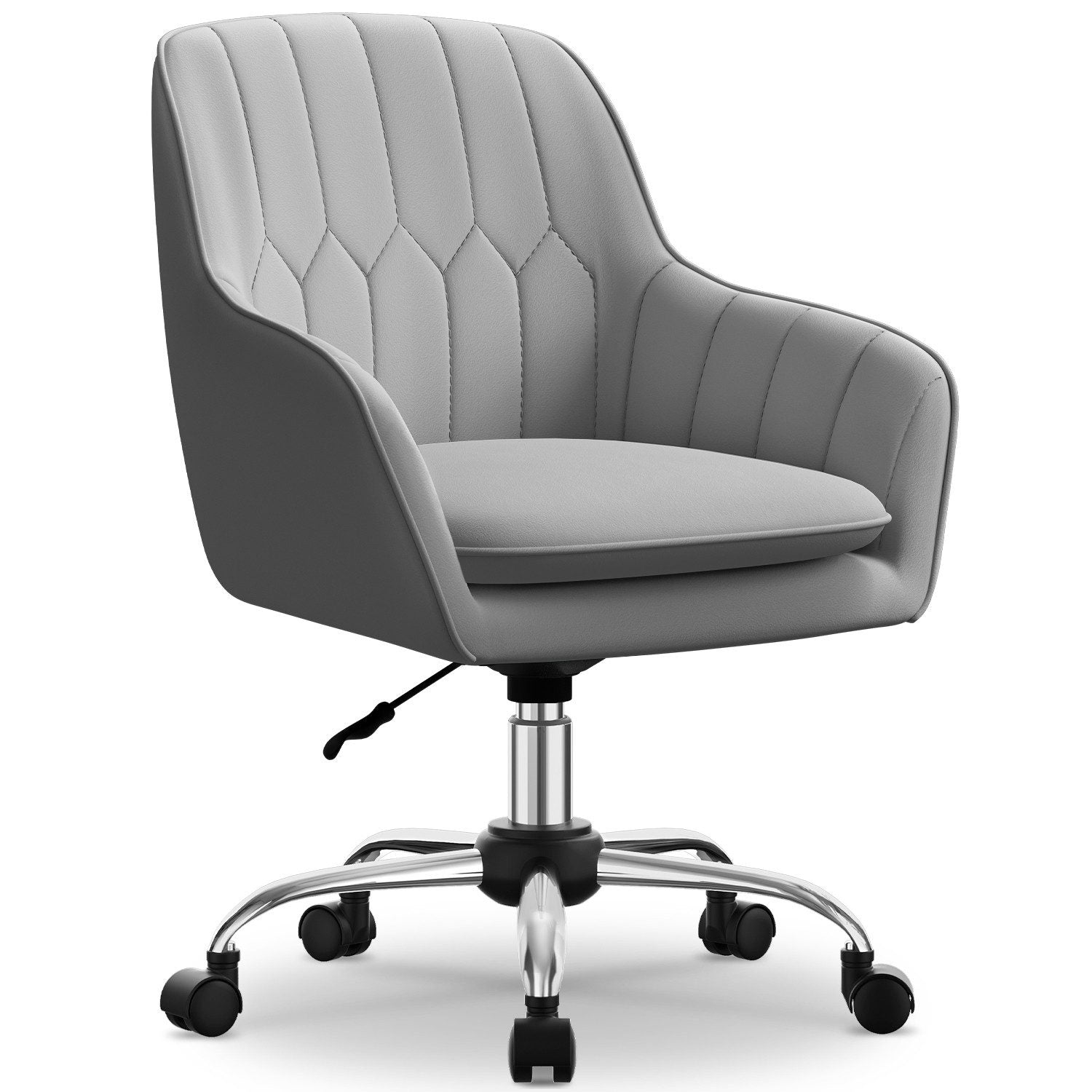 Bürostuhl Homeoffice Stuhl,Schminkstuhl mit Armlehnen und Rollen