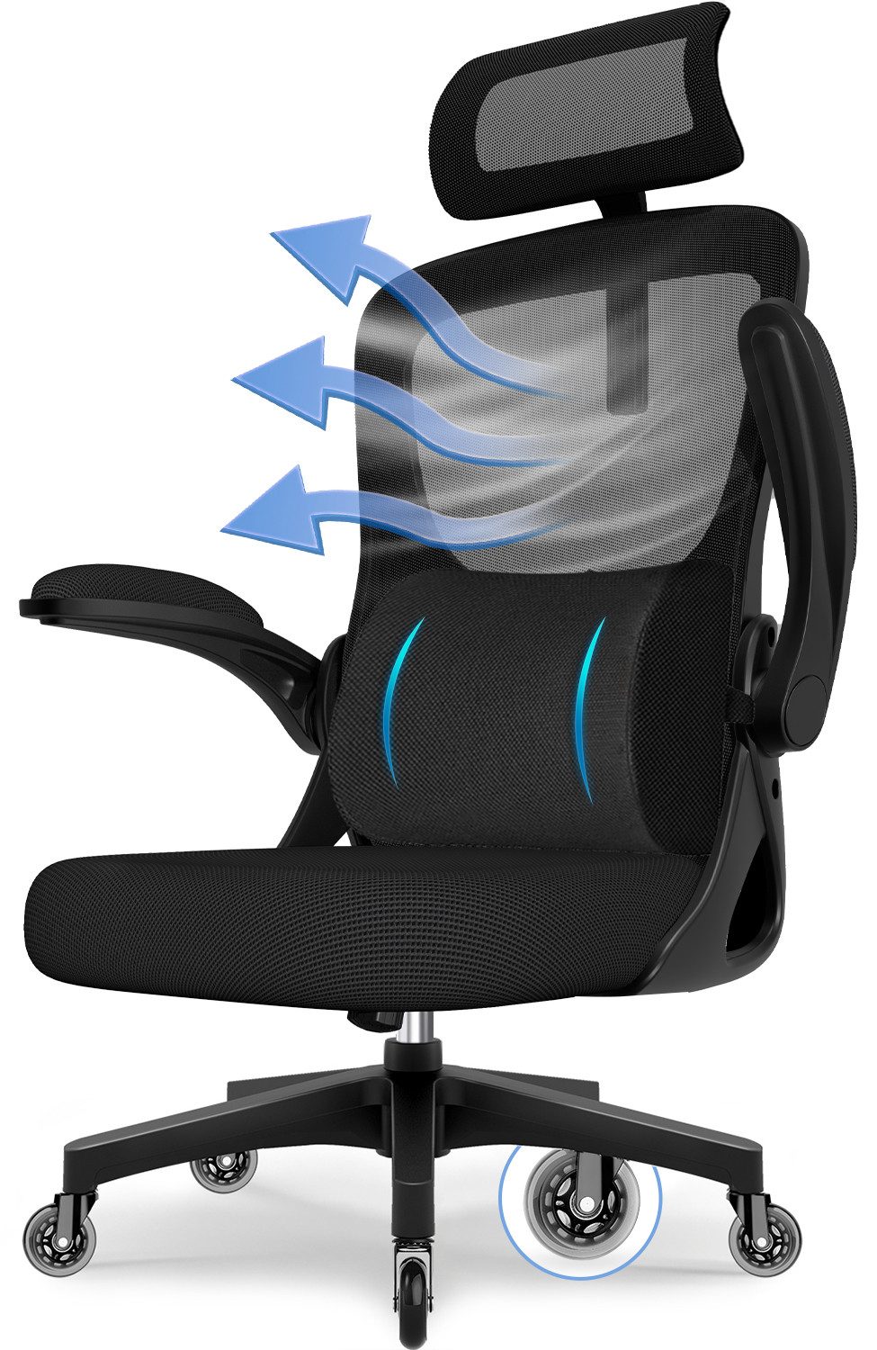 Chaise de bureau, Chaise de bureau ergonomique, Chaise pivotante, Fauteuil de direction