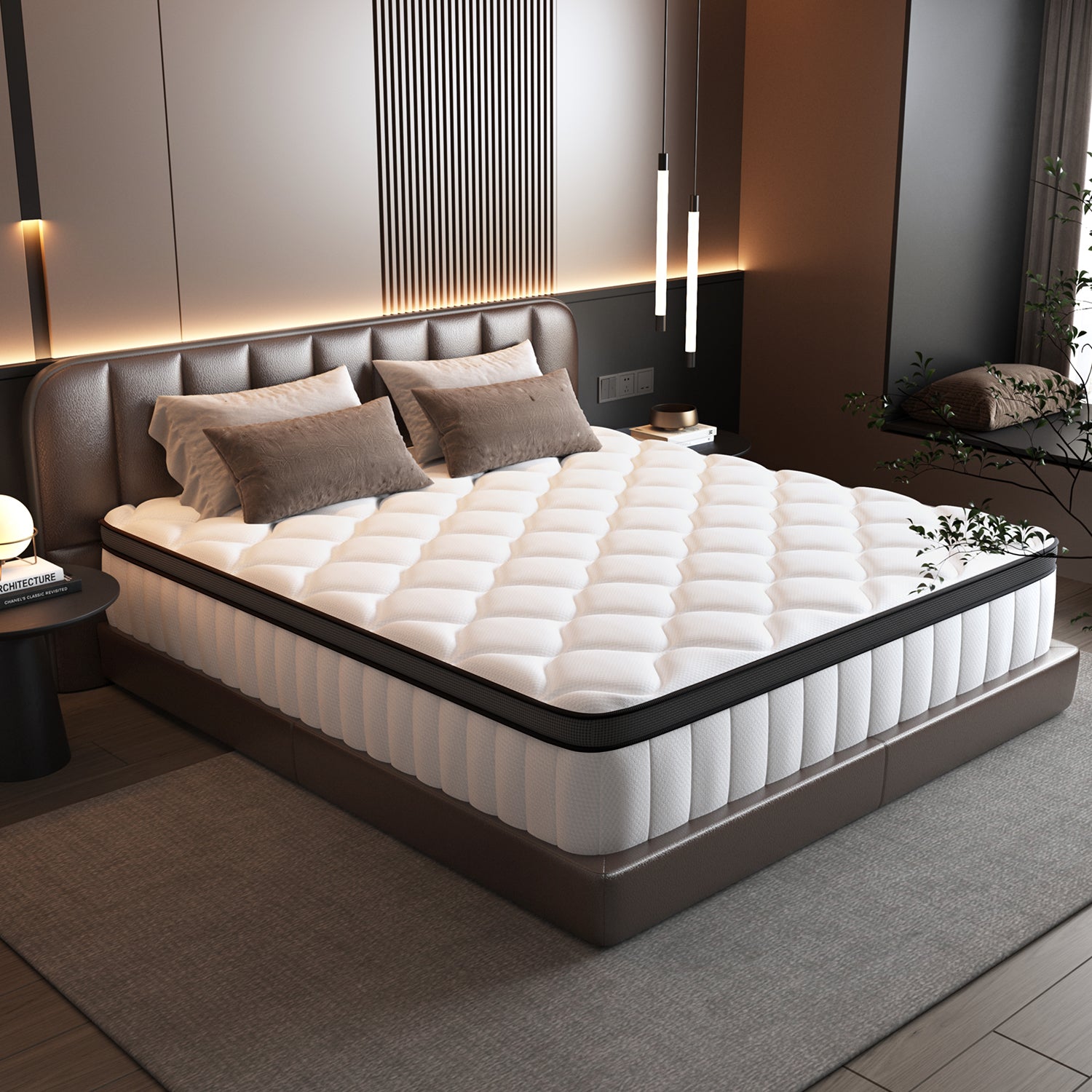 Matelas à ressorts ensachés Matelas à ressorts 7 zones H3 Matelas orthopédique