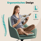 Bürostuhl Homeoffice Stuhl,Schminkstuhl mit Armlehnen und Rollen