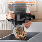 Stielstaubsauger Kabelstaubsauger 26000PA, 2 Austauschbare HEPA-Filters