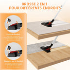 Stielstaubsauger Kabelstaubsauger 26000PA, 2 Austauschbare HEPA-Filters