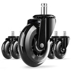 Lenkrolle Rollen 5er-Set, Rollen für Bürostühle