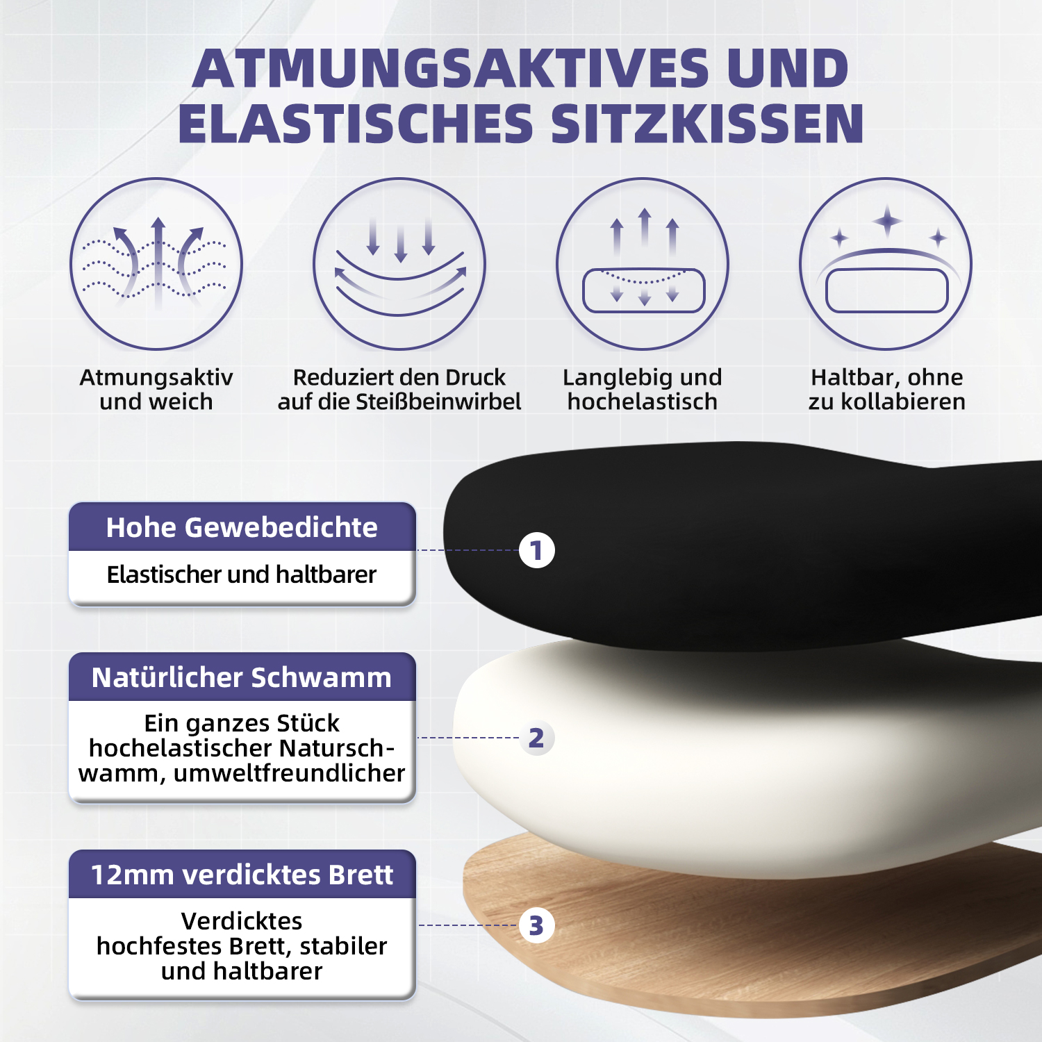 HR210 - Bürostuhl Bürostuhl, Chefsessel, Ergonomischer Schreibtischstuhl, Computerstuhl 6 HR210 2