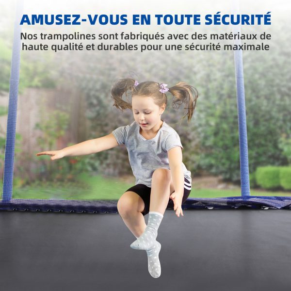 Kinder Trampolin mit Indoor-Outdoor-Sprungbett mit Federn – Bild 2
