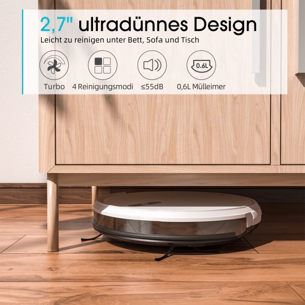 Geräuscharmer Kehrroboter – Bild 3