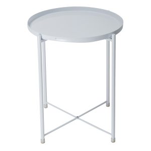 Weißer kleiner Couchtisch