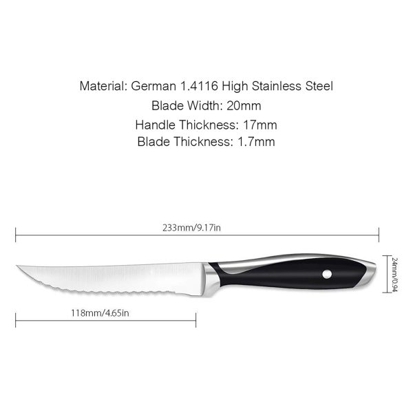 6-teiliges Steakmesserset – Bild 3